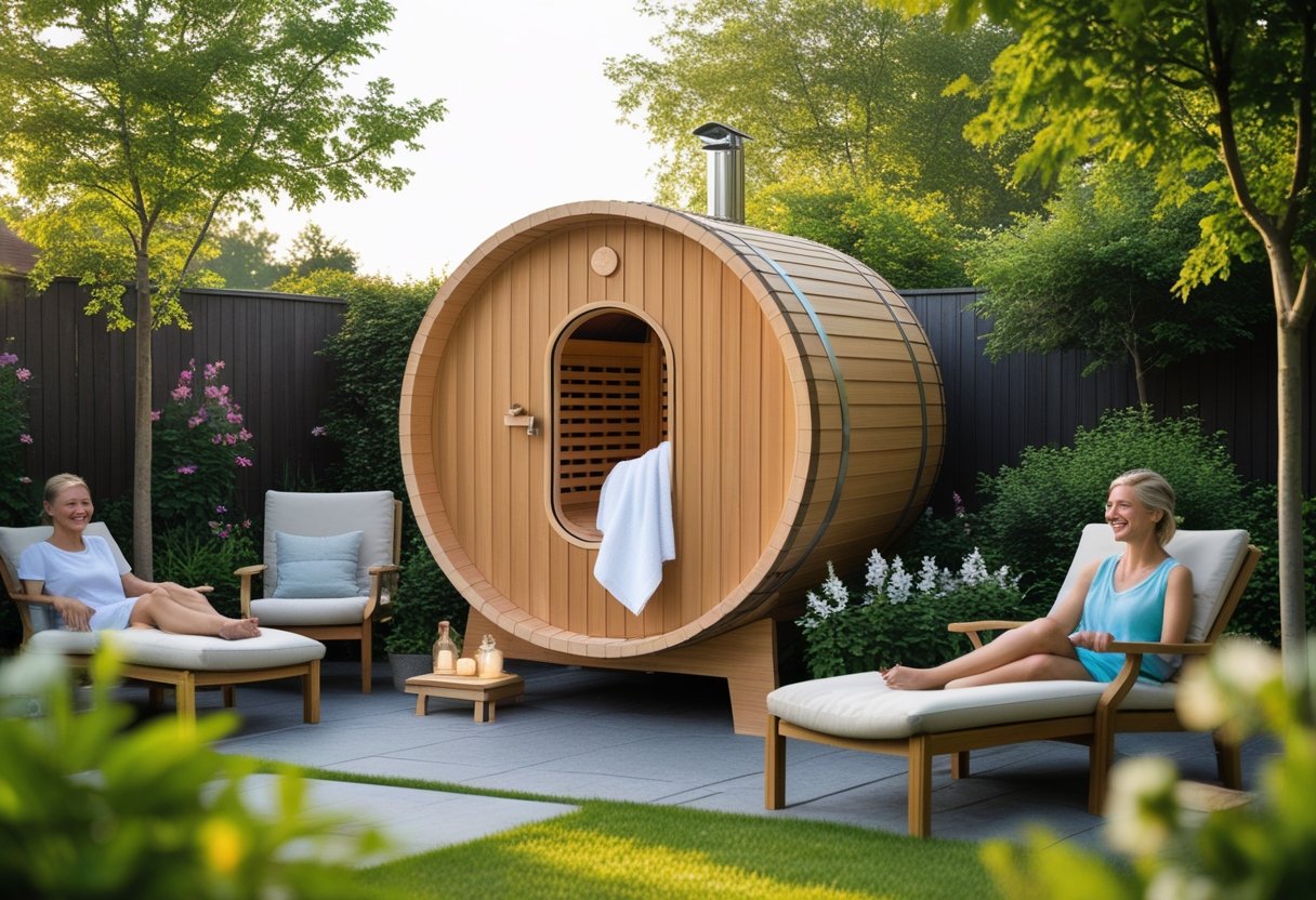 Saadan skaber du et afslappende uderum med en saunatoende til haven i Soenderborg